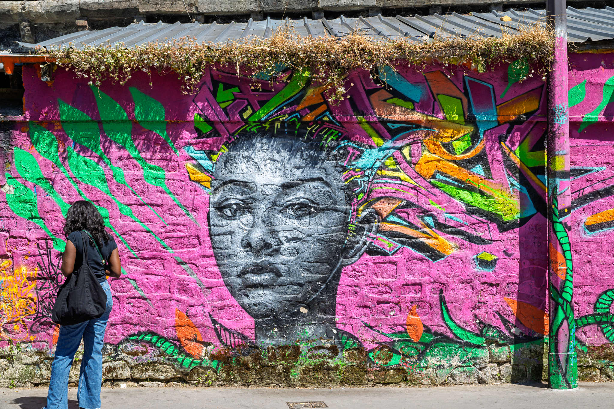 Street Art längs Rue de l’Ourcq