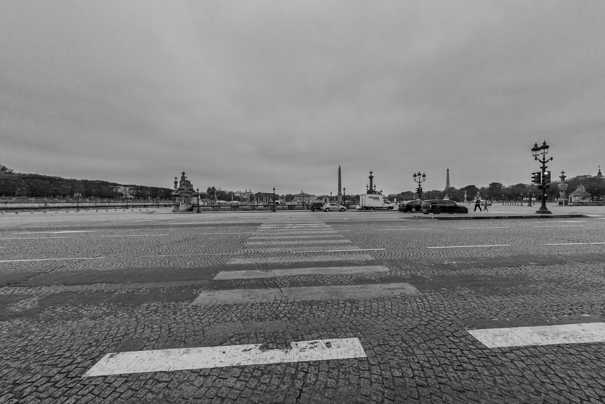 Statyerna på Place de la Concorde